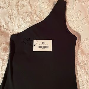 Zyia black one strap tank (s)